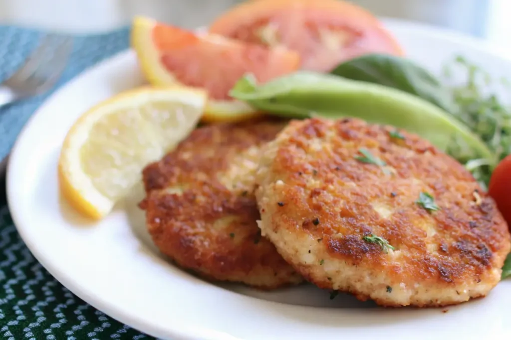 Step-by-step preparation of salmon fish balls, from raw salmon to cooked golden bites.